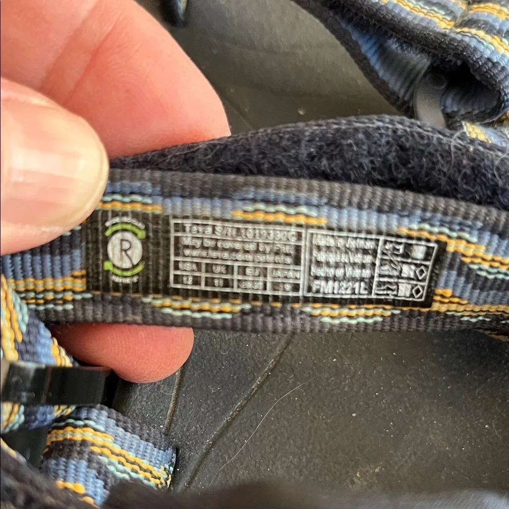 Teva Kids' Navy and Yellow Sandals - Picture 5 of 6